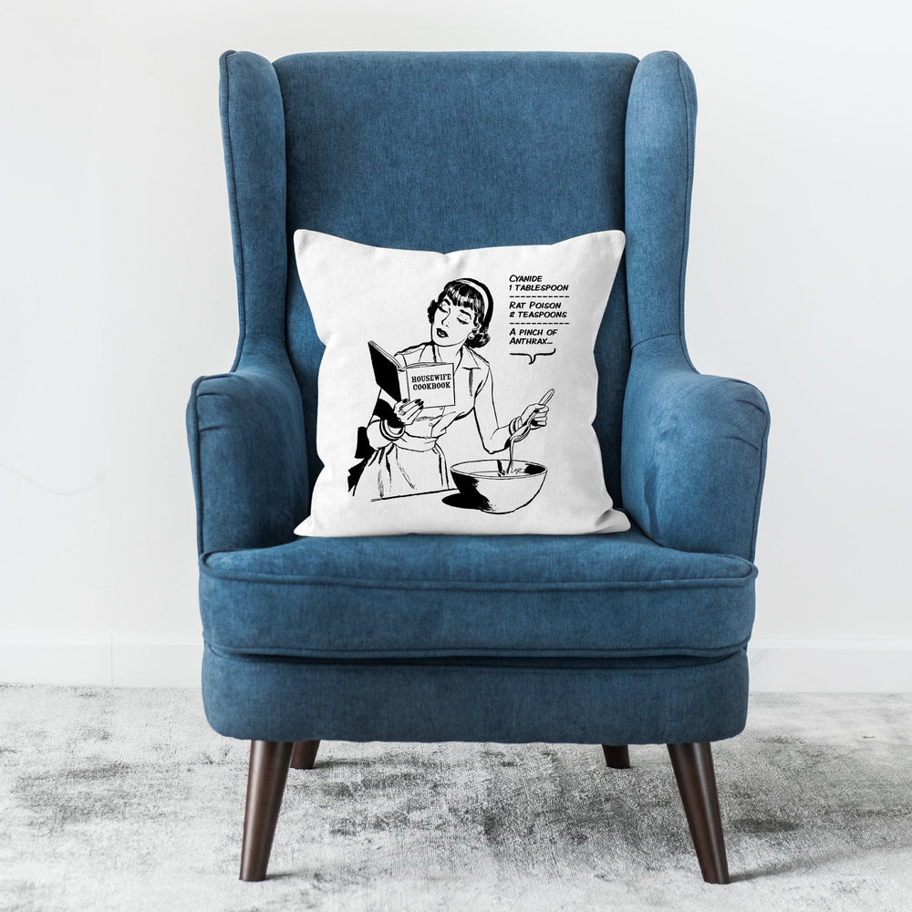 Housewife Cookbook Pillow