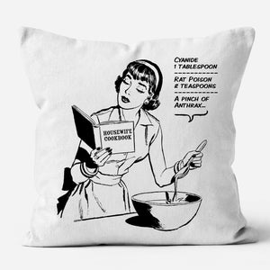 Housewife Cookbook Pillow