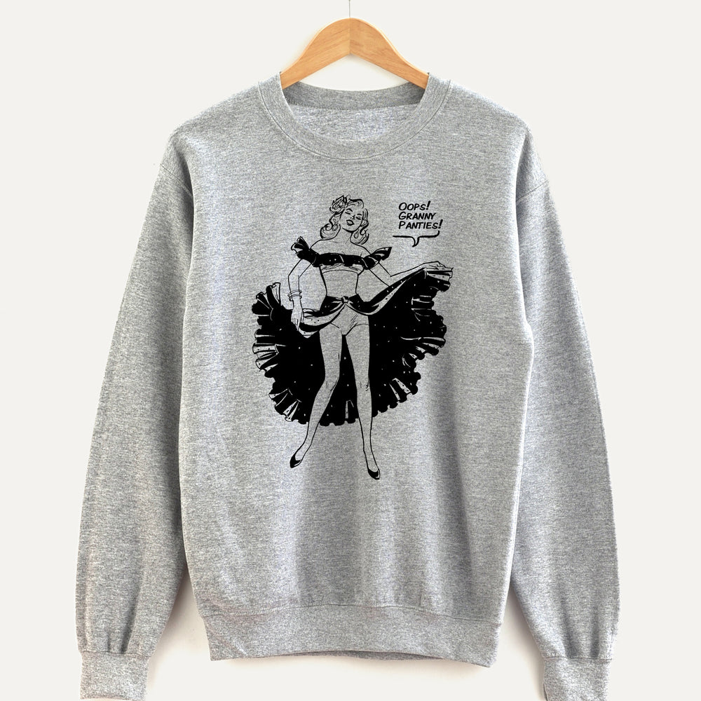 Oops! Granny Panties! Unisex Sweatshirt